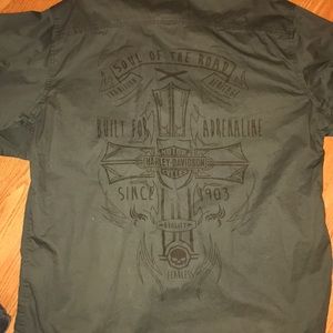 Men's Harley Davidson button up